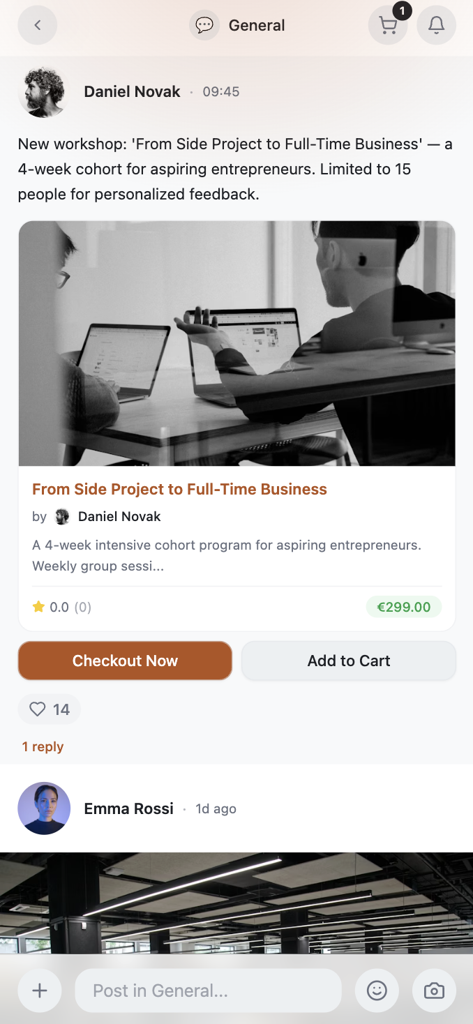Cobuntu structured feed